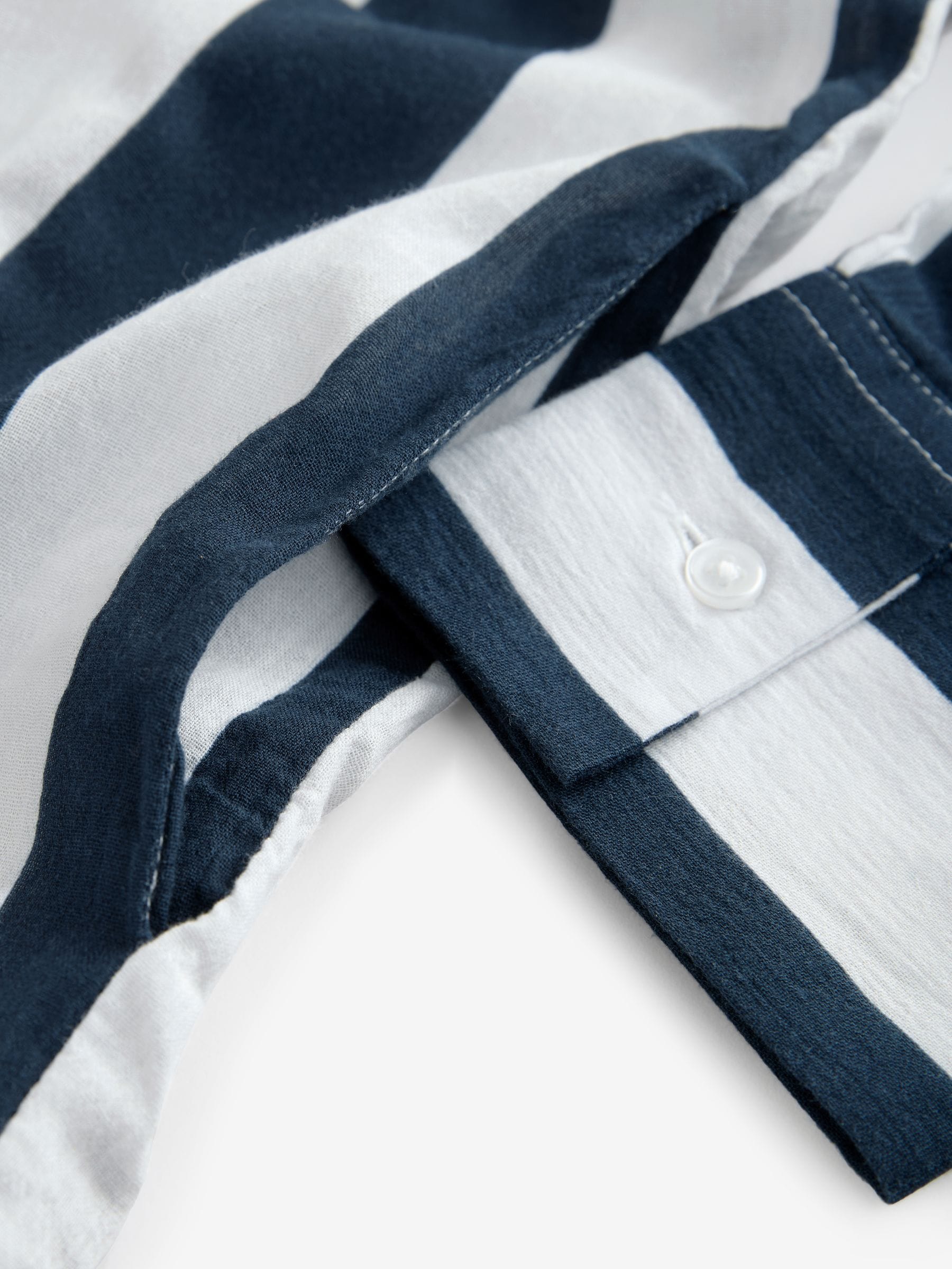 Buy Blue/White Beach Shirt Cover-Up from Next Oman