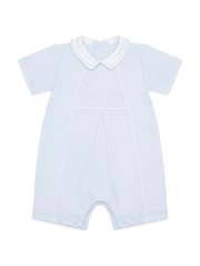 Emile Et Rose Romper With Pretty Knit Lace Yoke & Sleeves - Image 2 of 4
