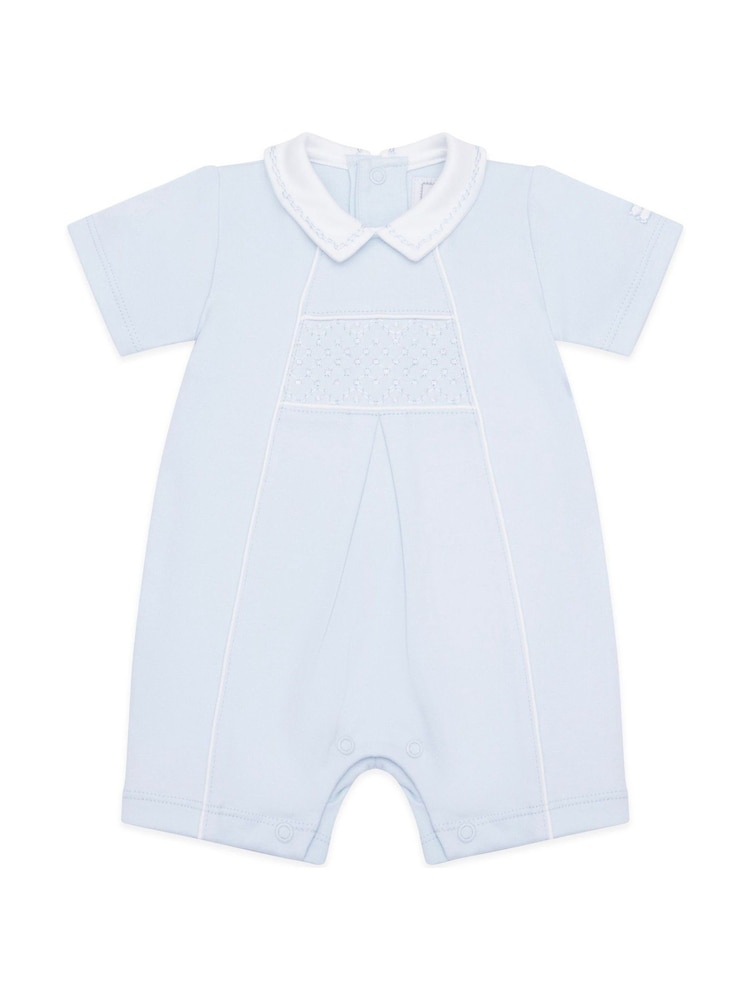 Emile Et Rose Romper With Pretty Knit Lace Yoke & Sleeves - Image 2 of 4