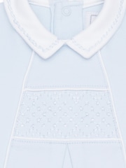 Emile Et Rose Romper With Pretty Knit Lace Yoke & Sleeves - Image 4 of 4