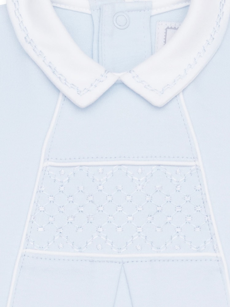 Emile Et Rose Romper With Pretty Knit Lace Yoke & Sleeves - Image 4 of 4