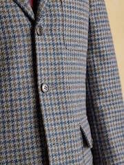 Joules Grey Heritage Puppytooth Wool Blend Blazer - Image 11 of 15