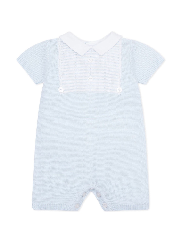 Pleten Emile Et Rose modra 100% Cotton Ridge Yoke Panel & Collar - Slika 2 iz 4 Pleten Emile Et Rose modra 100% Cotton Ridge Yoke Panel & Collar - Slika 2 iz 4