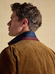 Joules Tan Brown Relaxed Fit Corduroy Suit Jacket - Image 7 of 15