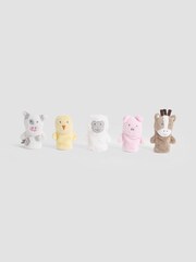 JoJo Maman Bébé Farm Animal Finger Puppets - Image 1 of 3