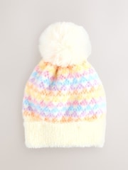 Yellow Pom Beanie (1-16yrs) - Image 1 of 3