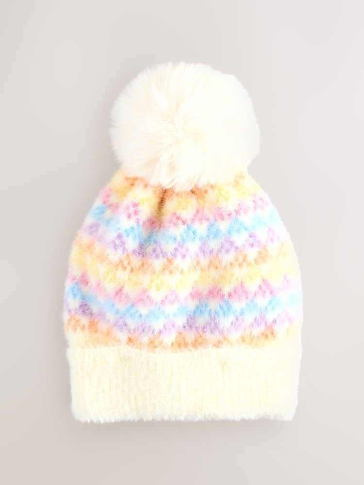 Yellow Pom Beanie (1-16yrs) - Image 1 of 3
