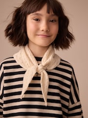 Cream Triangle Tie Scarf (3-16yrs) - Image 1 of 6