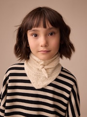Cream Triangle Tie Scarf (3-16yrs) - Image 3 of 6