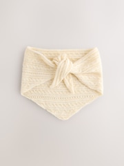Cream Triangle Tie Scarf (3-16yrs) - Image 4 of 6