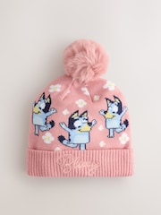 Pink/Blue Bluey Pom Beanie (1-10yrs) - Image 1 of 3