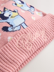 Pink/Blue Bluey Pom Beanie (1-10yrs) - Image 3 of 3