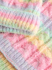 Pink Rainbow Beanie And Snood Set (1-13yrs) - Image 5 of 5