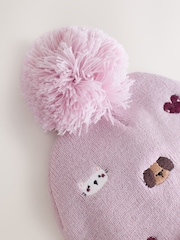Pets Embroided Pom Beanie (3mths-10yrs) - Image 3 of 3