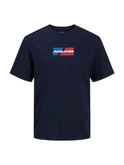 Jack & Jones – 3er-Pack kurzärmlige T-Shirts mit grafischem Logo - Bild 7 von 7