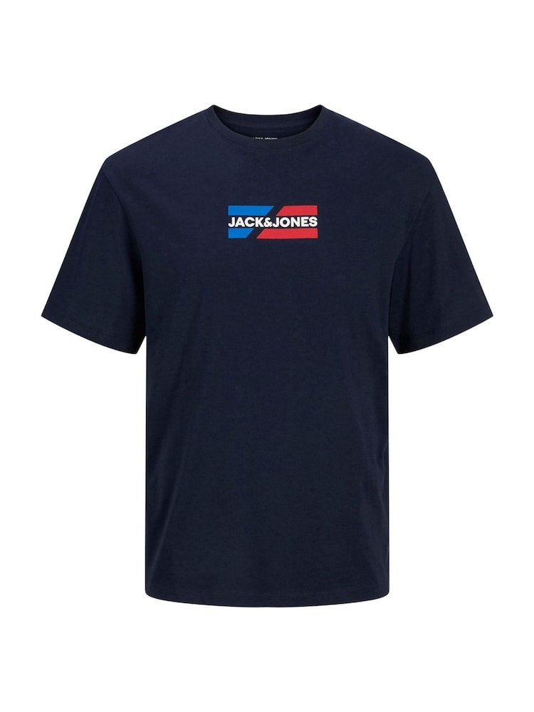 Jack & Jones – 3er-Pack kurzärmlige T-Shirts mit grafischem Logo - Bild 7 von 7