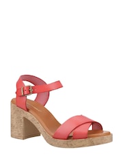 Hush Puppies Blue Georgia Cork Sandals - Image 1 of 4