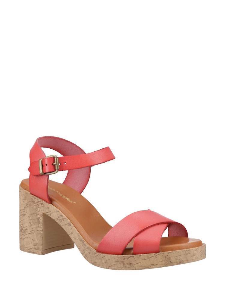 Hush Puppies Blue Georgia Cork Sandals - Image 1 of 4