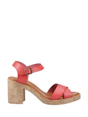 Hush Puppies Blue Georgia Cork Sandals - Image 2 of 4