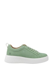 Hush Puppies Green Harlow Suede Sneakers - Image 1 of 4