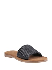 Hush Puppies Hetty Slide Black Sandals - Image 2 of 3