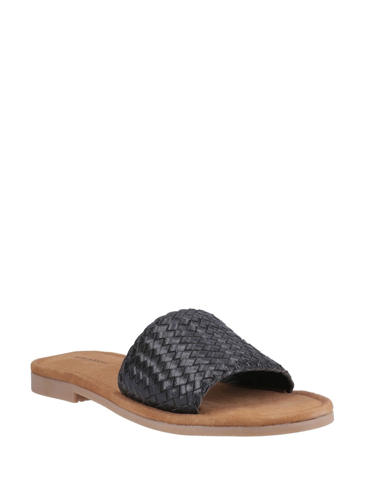 Hush Puppies Hetty Slide Black Sandals - Image 2 of 3
