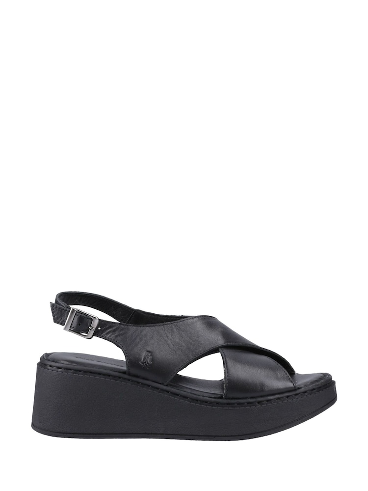 Sandalias negras de cuña Bex de Hush Puppies - Imagen 1 de 4 Sandalias negras de cuña Bex de Hush Puppies - Imagen 1 de 4