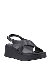 Hush Puppies Bex Wedge Black Sandals - Image 2 of 4