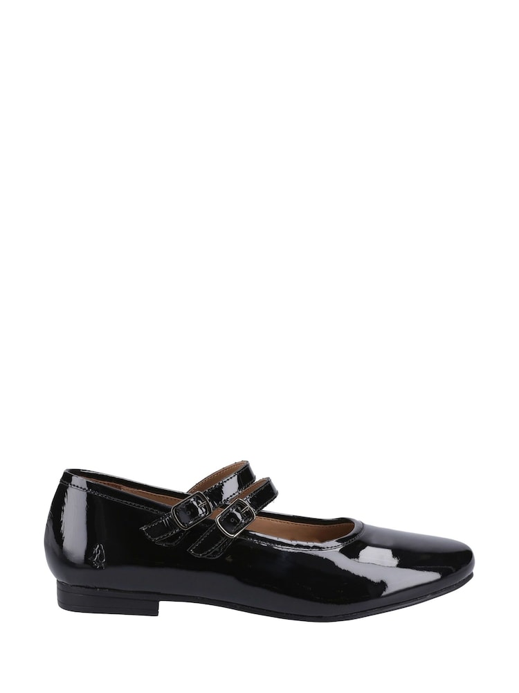 Hush Puppies Nancy Mary Jane Black Ballerina Shoes - Image 1 of 4
