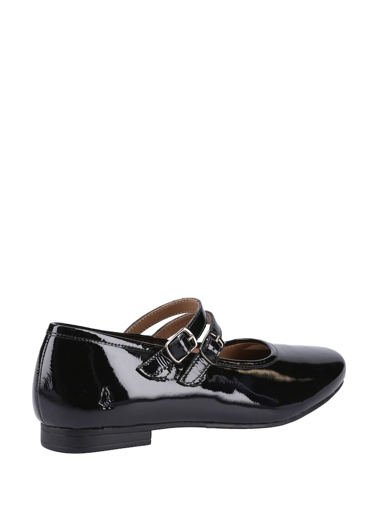 Hush Puppies Nancy Mary Jane Black Ballerina Shoes - Image 2 of 4