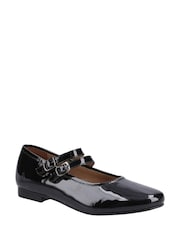 Hush Puppies Nancy Mary Jane Black Ballerina Shoes - Image 3 of 4