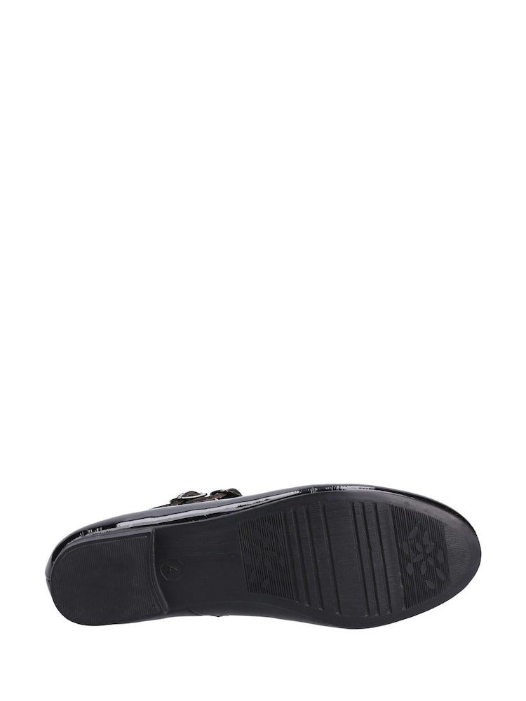 Hush Puppies Nancy Mary Jane Black Ballerina Shoes - Image 4 of 4