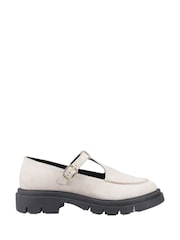 Cream - Hush Puppies Nella T-Bar črna čevlji - Slika 1 iz 4