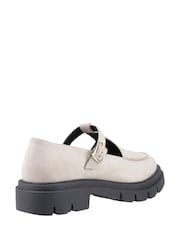 Cream - Hush Puppies Nella T-Bar črna čevlji - Slika 3 iz 4