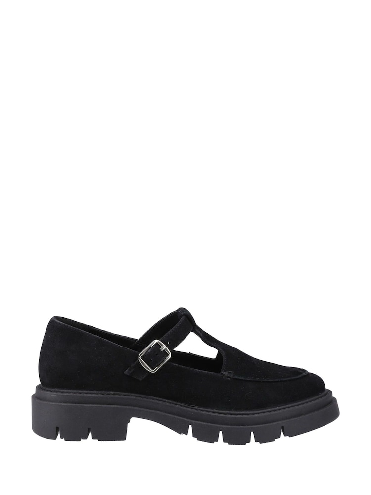 črna - Hush Puppies Nella T-Bar črna čevlji - Slika 1 iz 4