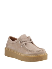 Hush Puppies Bridie Suede Mocc Toe Black Boots - Image 2 of 4