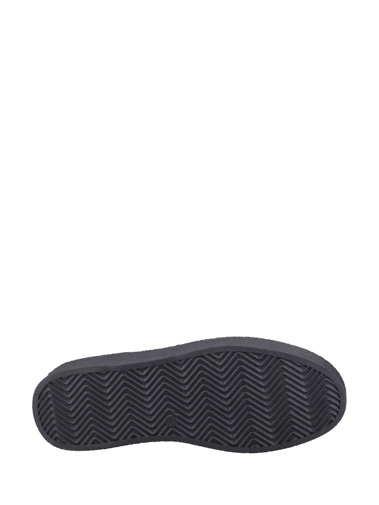 Hush Puppies Bridie Suede Mocc Toe Black Boots - Image 4 of 4