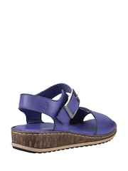 Hush Puppies Blue Ellie Sandals - Image 3 of 4