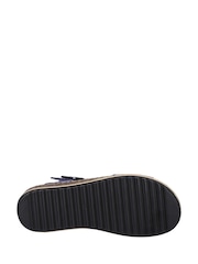 Hush Puppies Blue Ellie Sandals - Image 4 of 4
