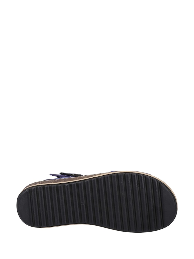 Hush Puppies Blue Ellie Sandals - Image 4 of 4