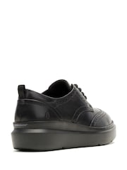 Hush Puppies Joy Wingtip Lace Up Black Boots - Image 3 of 4