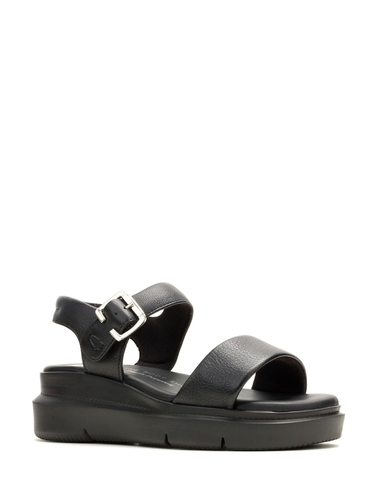Hush Puppies Uplift Quarter Strap Black Sandals - Image 2 of 4