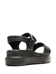 Hush Puppies Uplift Quarter Strap Black Sandals - Image 3 of 4
