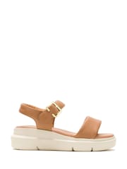 Hush Puppies Uplift Quarter Strap Black Sandals - Image 1 of 4
