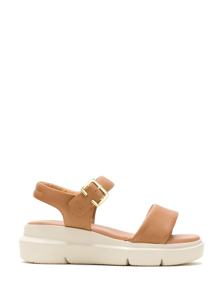 Hush Puppies Uplift Quarter Strap Black Sandals - Image 1 of 4