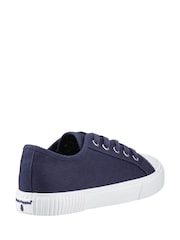 Hush Puppies Blue Freya Canvas Trainers - Image 2 of 4
