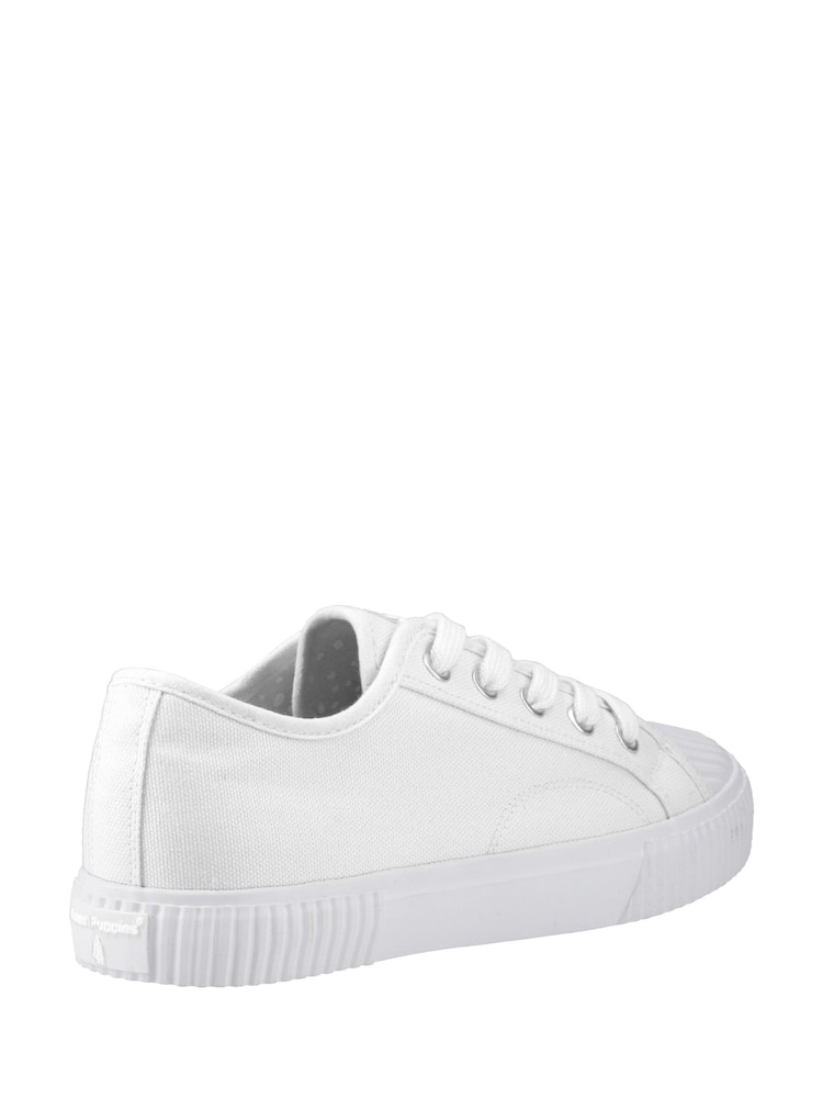 Hush Puppies Blue Freya Canvas Trainers - Image 2 of 3