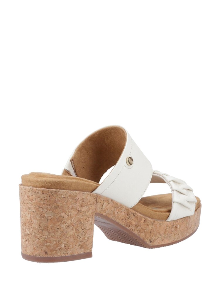 Crema - Hush Puppies Poppy Ruched Slides - Imagen 2 de 4 Crema - Hush Puppies Poppy Ruched Slides - Imagen 2 de 4