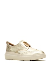 Hush Puppies Gold Joy Wingtip Lace Up Boots - Image 2 of 4
