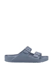 Hush Puppies Grey Lenny Mule Sandals - Image 1 of 4